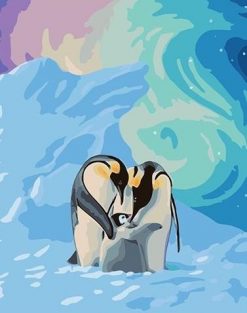 The Penguin Family - Birds Paint By Number