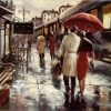 Couples in Metropolitan Station - Romance and Love Paint By Number