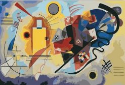 Wassily Kandinsky Gelb Rot Blau - Abstract & Mandala Paint By Number