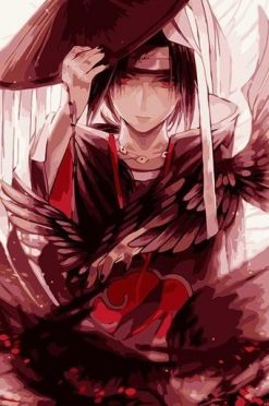 Itachi Akatsuki - Cartoon and Animation Paint By Number
