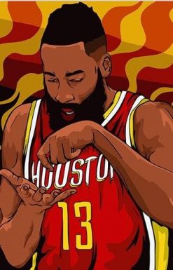 James Edward Harden Jr - People Paint By Number