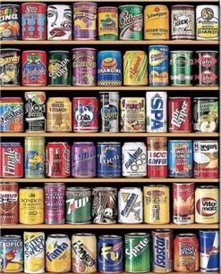 Soft Cans  - Still Life Paint By Numbers