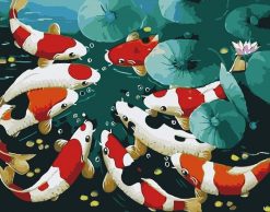 Colorful Koi Fish - Animals Paint By Number