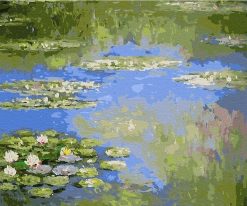 Water Lilies Morning Claude Monet - Landscape Paint By Number