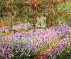 The Artist's Garden at Giverny Claude Monet - Landscape Paint By Number