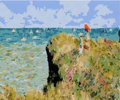 The Cliff Walk at Pourville Claude Monet - Landscape Paint By Number