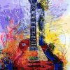 Abstract Guitar - Still Life Paint By Number