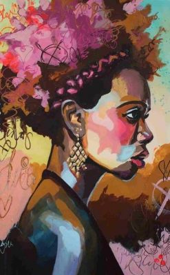 Young African Woman - People Paint By Number