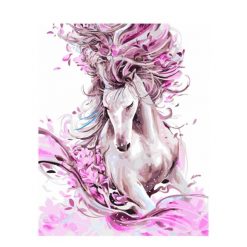 Pink Horse - Animals Paint By Number