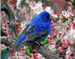 Flower Twig Bird - Birds Paint By Number