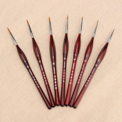 paintbrushes set with a triangular handle design makes even the tiniest areas look easy to paint