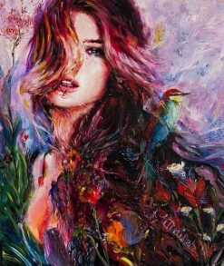 Red Hair Girl - People Paint By Number