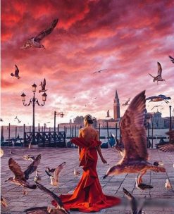 Women in Flowy Dresses - People Paint By Number