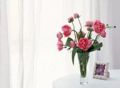 Flowers On Table -  Flowers Paint By Number