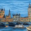 Big Ben boat City - DIY Paint By Numbers - Numeral Paint