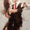 Passionate Tango dancing - DIY Paint By Numbers - Numeral Paint