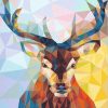 Deer animals acrylic paint - DIY Paint By Numbers - Numeral Paint