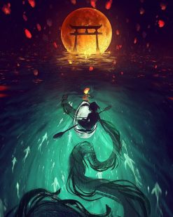 Sail to The Moon - Cartoon and Animation Paint By Number