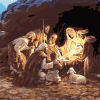 Birth Of Jesus - People Paint By Number
