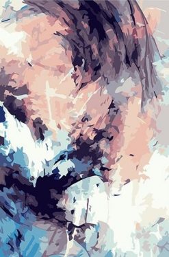 Abstract Modern Scenery - Abstract And Mandala Paint By Number