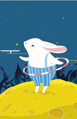 Rabbit Hula Hoop - Animals Paint By Number