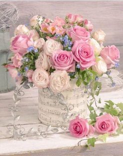 Rose Wedding Bouquets - Flowers Paint By Number