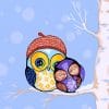 Owl in a Little Red Beret - Birds Paint By Numbers