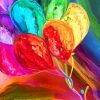 Rainbow Balloons - Still Life Paint By Numbers