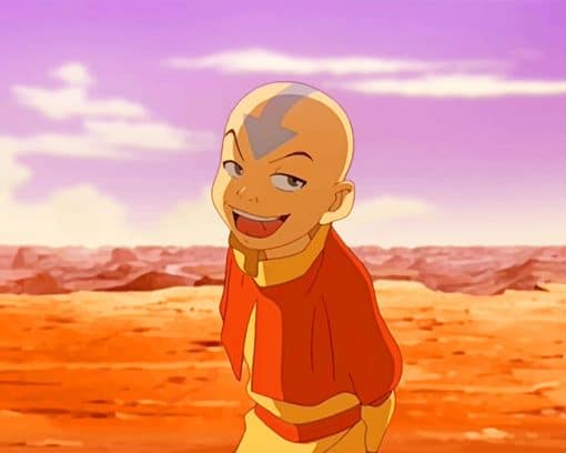 Naughty Aang The Last Airbender Paint by numbers