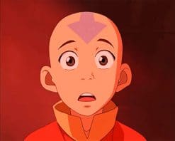 Shocked Aang The Last Airbender Paint by numbers