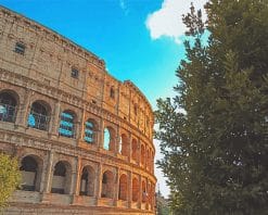 The beautiful Colosseum Rome Italy Paint by numbers