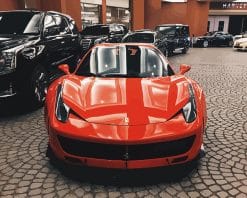 Ferrari 458 Spider Red Adult Paint By Number