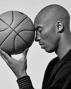 Kobe Bryant Black and white Portrait