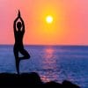 Yoga Sunset Silhouette Paint by number