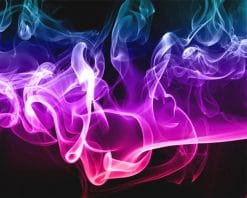 Abstract Colorful Smoke