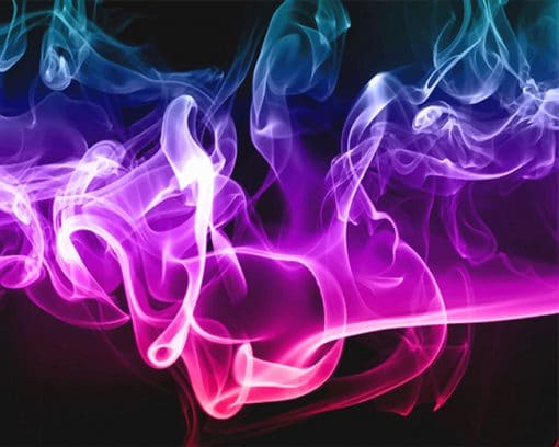 Abstract Colorful Smoke