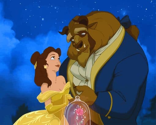 Beauty And The Beast NEW paint by number