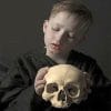 Boy With Skull Photography paint by number