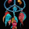 Colorful Dream-catcher paint by number