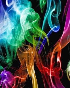 Colorful Light Smoke paint by number