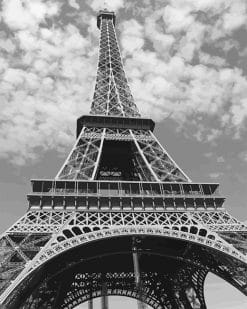 Eiffel Tower Black And White