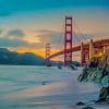 Golden Gate Bridge San Francisco paint by number