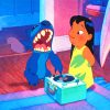 Cute Lilo And Stitch Paint by numbers