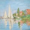 Claude Monet Regatta at Argenteuil paint by number