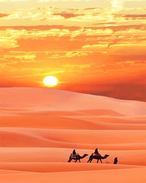 Sahara Desert paint by number