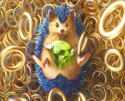 Sonic The Hedge paint by number