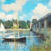 Claude Monet The Bridge At Argenteuil paint by number