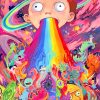 Morty Smith Rainbow Paint by numbers