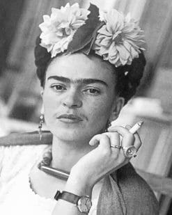 Frida Black And WhitePaint By Numbers