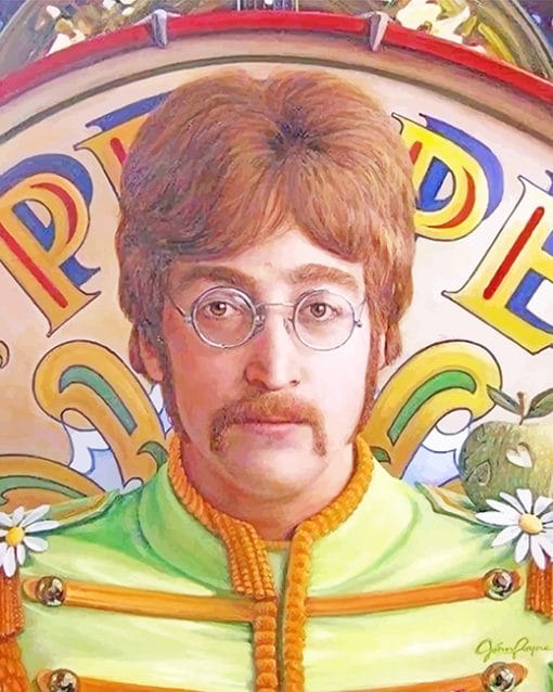 Aesthetic john lennon adult paint by numbers